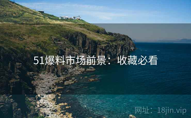 51爆料市场前景：收藏必看