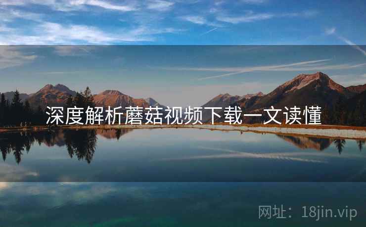 深度解析蘑菇视频下载一文读懂