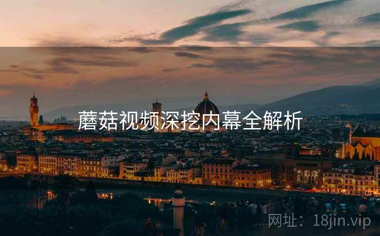蘑菇视频深挖内幕全解析