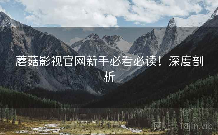 蘑菇影视官网新手必看必读！深度剖析