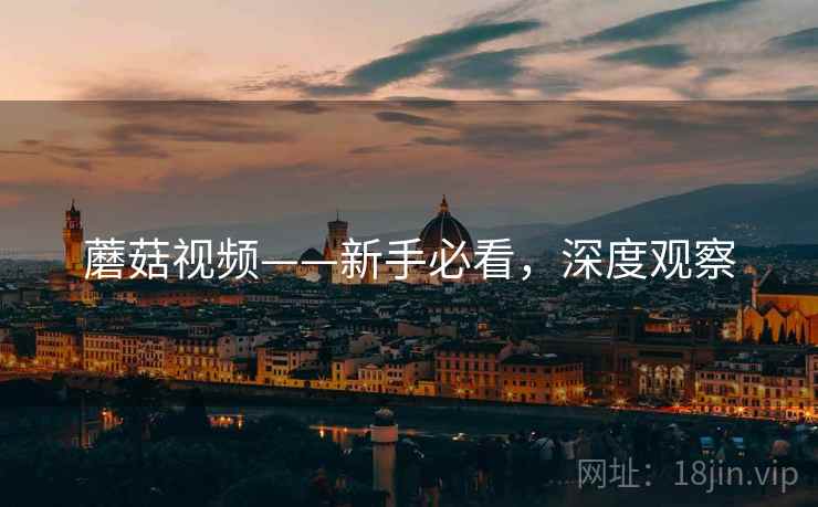 蘑菇视频——新手必看，深度观察